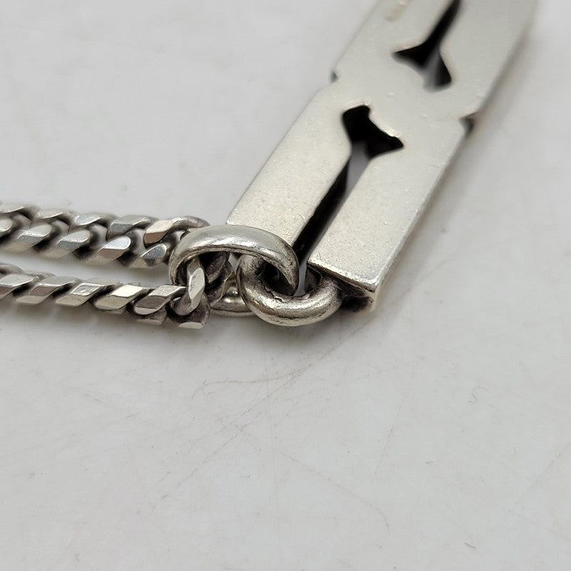 【中古品】【メンズ/レディース】 GUCCI グッチ AG925 インフィニティノット ネックレス アクセサリー 182-260530-as-18-izu カラー：シルバー 万代Net店