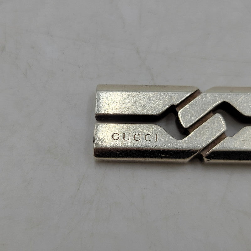 【中古品】【メンズ/レディース】 GUCCI グッチ AG925 インフィニティノット ネックレス アクセサリー 182-260530-as-18-izu カラー：シルバー 万代Net店