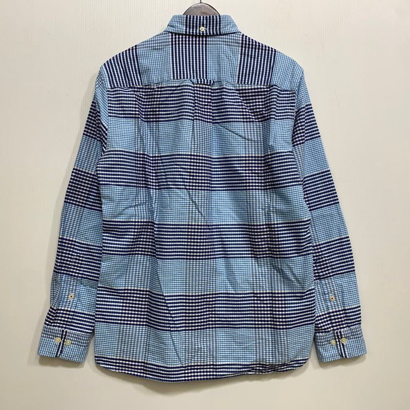 【中古品】【メンズ】 Brooks Brothers ブルックスブラザーズ RED FLEECE GINGHAM CHECK LS SHIRT ギンガムチェック ロングスリーブ シャツ 長袖 145-260715-as-03-izu サイズ：S カラー：ブルー系 万代Net店