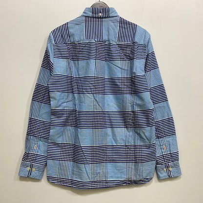 【中古品】【メンズ】 Brooks Brothers ブルックスブラザーズ RED FLEECE GINGHAM CHECK LS SHIRT ギンガムチェック ロングスリーブ シャツ 長袖 145-260715-as-03-izu サイズ：S カラー：ブルー系 万代Net店