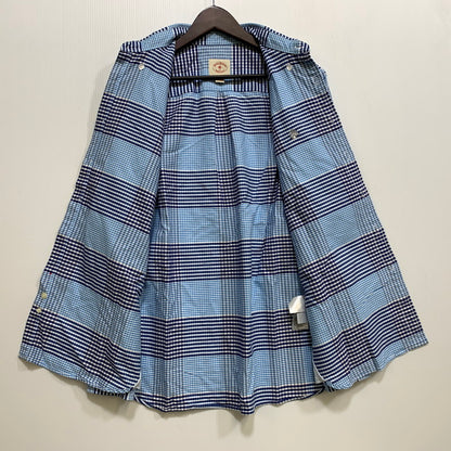 【中古品】【メンズ】 Brooks Brothers ブルックスブラザーズ RED FLEECE GINGHAM CHECK LS SHIRT ギンガムチェック ロングスリーブ シャツ 長袖 145-260715-as-03-izu サイズ：S カラー：ブルー系 万代Net店