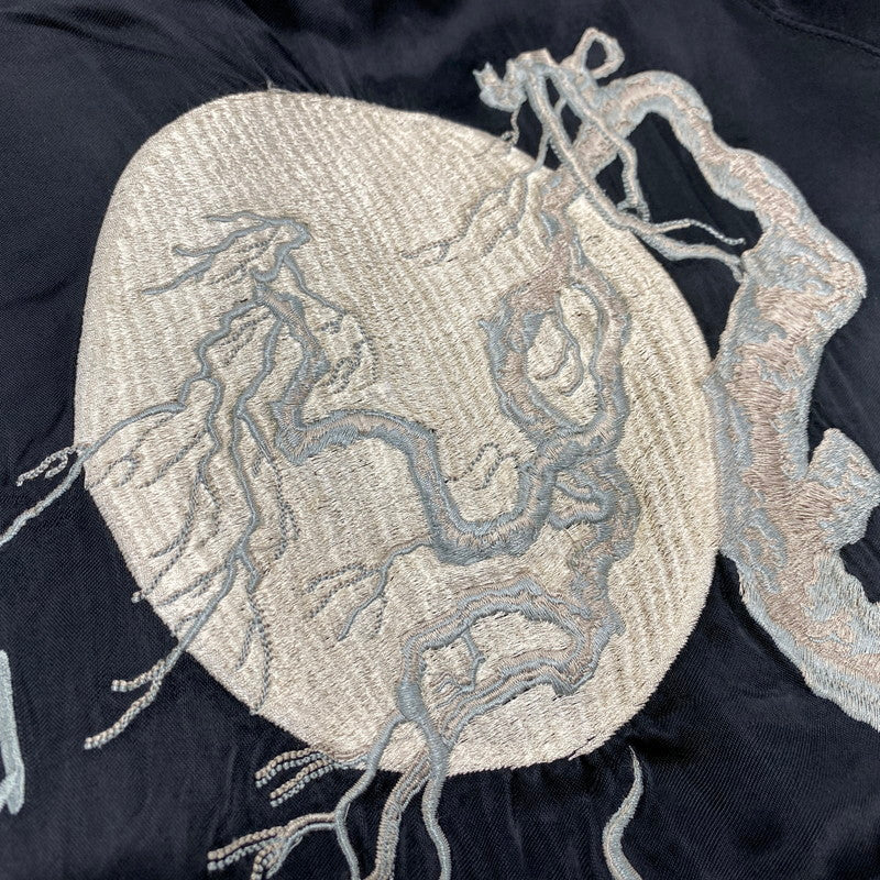 【中古品】【メンズ】 飛翔白麗 REVERSIBLE RAYON SUKAJAN リバーシブル レーヨン スカジャン ジャケット 145-260530-as-02-izu サイズ：M カラー：ピンク系/ブラック 万代Net店