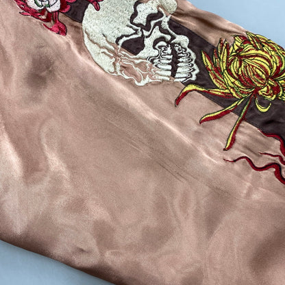 【中古品】【メンズ】 飛翔白麗 REVERSIBLE RAYON SUKAJAN リバーシブル レーヨン スカジャン ジャケット 145-260530-as-02-izu サイズ：M カラー：ピンク系/ブラック 万代Net店