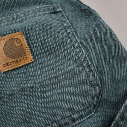 【現状渡し品】【メンズ】 Carhartt カーハート DUCK PAINTER SHORTS B24HTG ダック ペインターショーツ ショートパンツ 157-260530-as-13-izu サイズ：29 カラー：HUNTER GREEN 万代Net店