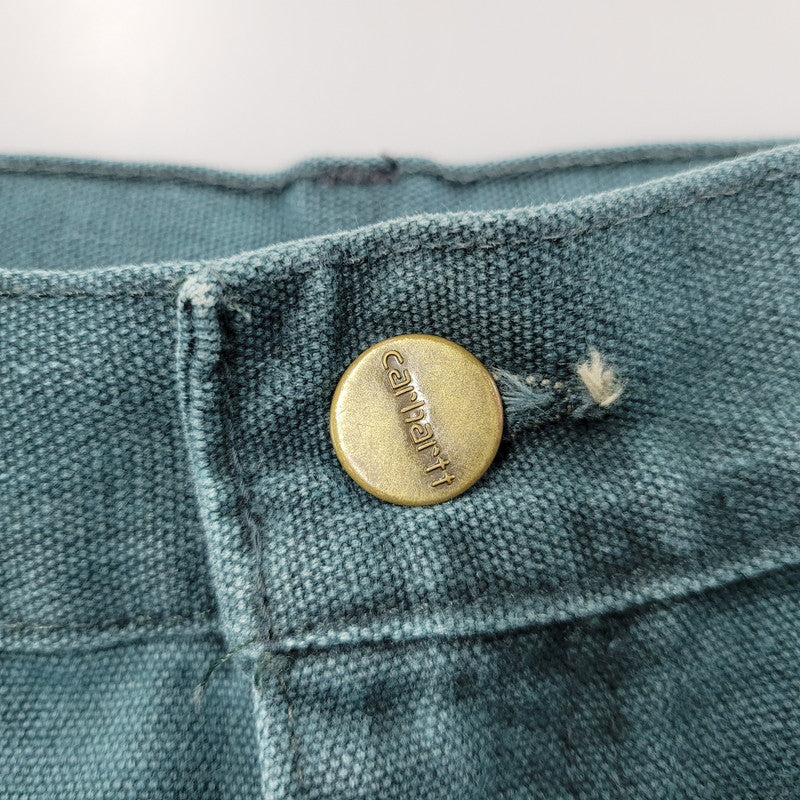 【現状渡し品】【メンズ】 Carhartt カーハート DUCK PAINTER SHORTS B24HTG ダック ペインターショーツ ショートパンツ 157-260530-as-13-izu サイズ：29 カラー：HUNTER GREEN 万代Net店