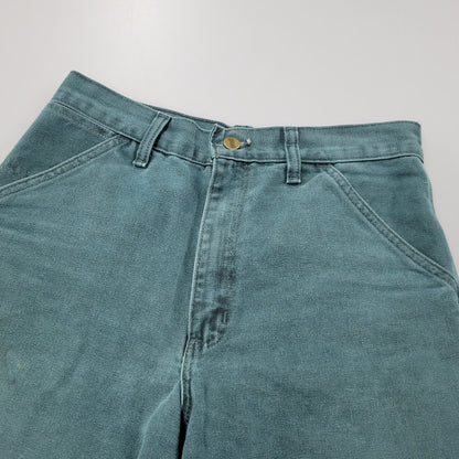 【現状渡し品】【メンズ】 Carhartt カーハート DUCK PAINTER SHORTS B24HTG ダック ペインターショーツ ショートパンツ 157-260530-as-13-izu サイズ：29 カラー：HUNTER GREEN 万代Net店