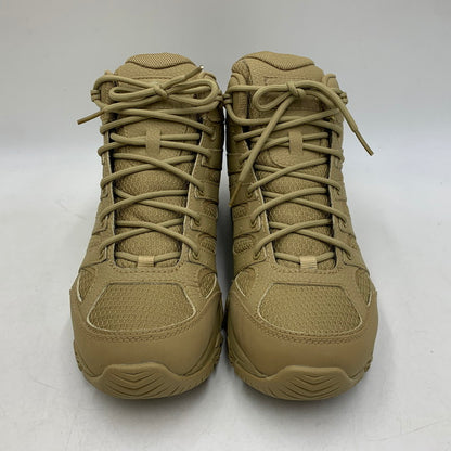 【中古美品】【メンズ】 MERRELL メレル J004111 MOAB 3 MID TACTICAL WP モアブ 3 ミッド タクティカル ウォータープルーフ スニーカー 靴 162-260530-kh-07-izu サイズ：28 カラー：DARK COYOTE 万代Net店