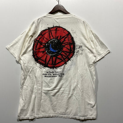 【中古品】【メンズ】 USED c1992 THE CURE WISH TOUR NORTH AMERICA S/S TEE ザ・キュアー ウィッシュ ツアー 半袖Tシャツ 146-260624-as-04-izu カラー：ホワイト 万代Net店