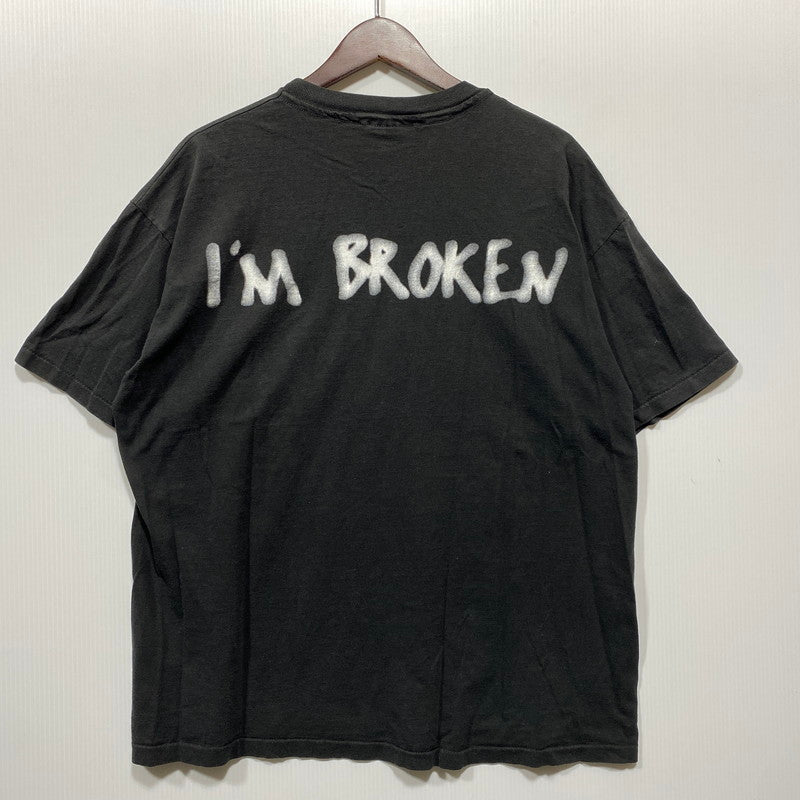 【中古品】【メンズ】 HANES ヘインズ 90S USA製 PANTERA I'M BROKEN SS TEE パンテラ ショートスリーブ ティー トップス 半袖 146-260624-cs-20-izu サイズ：XL カラー：ブラック 万代Net店