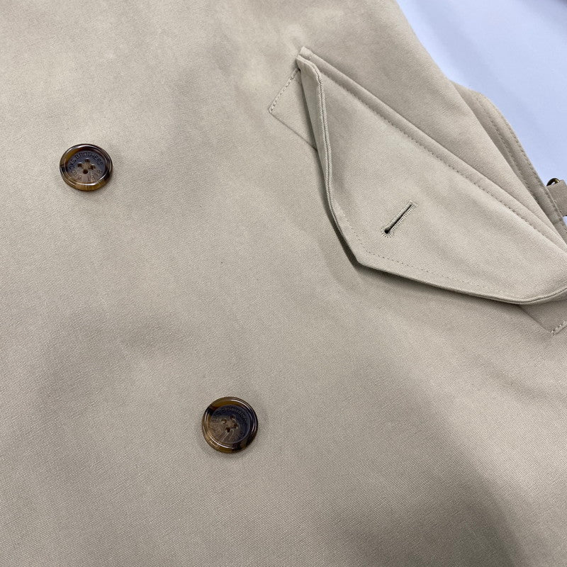 【中古品】【メンズ】 BROOKSBROTHERS ブルックスブラザーズ タイ製 DOUBLE TRENCH COAT ダブル トレンチ コート アウター 145-260529-cs-01-izu サイズ：42R カラー：ベージュ 万代Net店