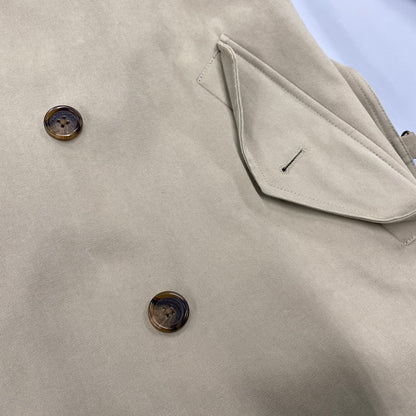 【中古品】【メンズ】 BROOKSBROTHERS ブルックスブラザーズ タイ製 DOUBLE TRENCH COAT ダブル トレンチ コート アウター 145-260529-cs-01-izu サイズ：42R カラー：ベージュ 万代Net店