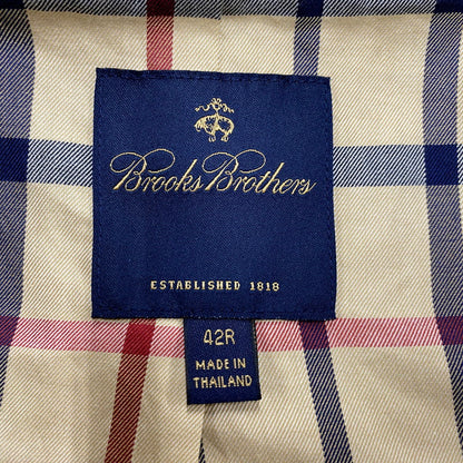 【中古品】【メンズ】 BROOKSBROTHERS ブルックスブラザーズ タイ製 DOUBLE TRENCH COAT ダブル トレンチ コート アウター 145-260529-cs-01-izu サイズ：42R カラー：ベージュ 万代Net店