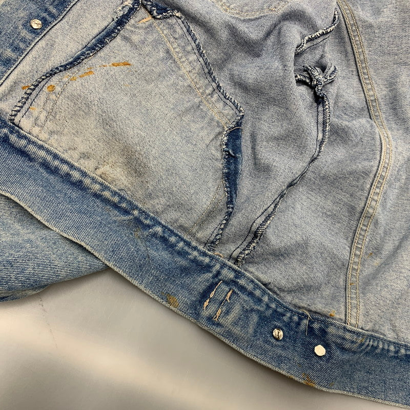 【中古品】【メンズ】 WRANGLER ラングラー DENIM JACKET デニム ジャケット アウター 146-260530-kh-13-izu サイズ：M カラー：ライトインディゴ 万代Net店