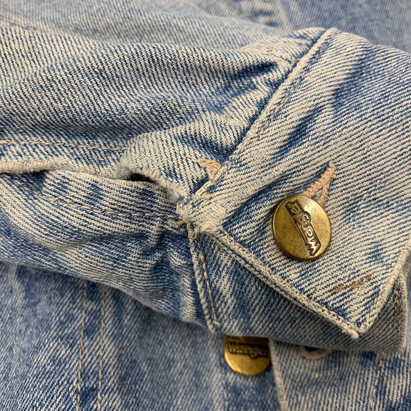【中古品】【メンズ】 WRANGLER ラングラー DENIM JACKET デニム ジャケット アウター 146-260530-kh-13-izu サイズ：M カラー：ライトインディゴ 万代Net店