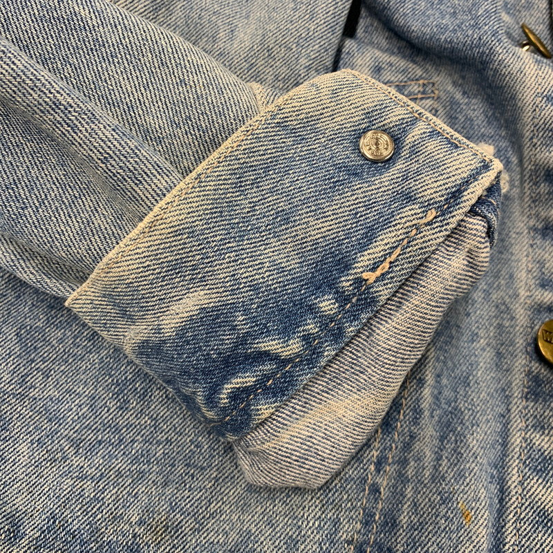 【中古品】【メンズ】 WRANGLER ラングラー DENIM JACKET デニム ジャケット アウター 146-260530-kh-13-izu サイズ：M カラー：ライトインディゴ 万代Net店