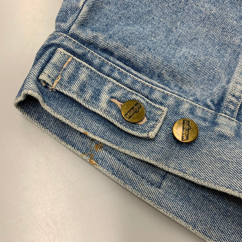 【中古品】【メンズ】 WRANGLER ラングラー DENIM JACKET デニム ジャケット アウター 146-260530-kh-13-izu サイズ：M カラー：ライトインディゴ 万代Net店