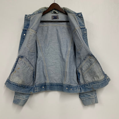 【中古品】【メンズ】 WRANGLER ラングラー DENIM JACKET デニム ジャケット アウター 146-260530-kh-13-izu サイズ：M カラー：ライトインディゴ 万代Net店