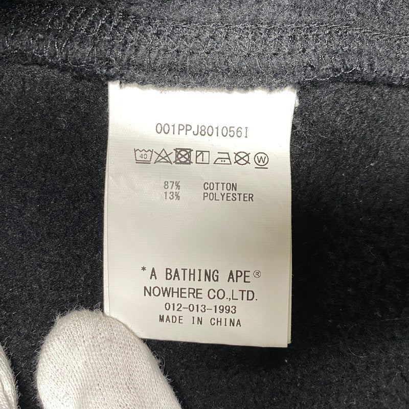 【中古品】【メンズ】 A BATHING APE アベイシングエイプ 001PPJ801056I BAPE SPORTS GRAPHIC PULLOVER HOODIE ベイプ スポーツ グラフィック プルオーバー フーディー トップス 長袖 142-260529-ya-13-izu サイズ：S カラー：ブラック 万代Net店