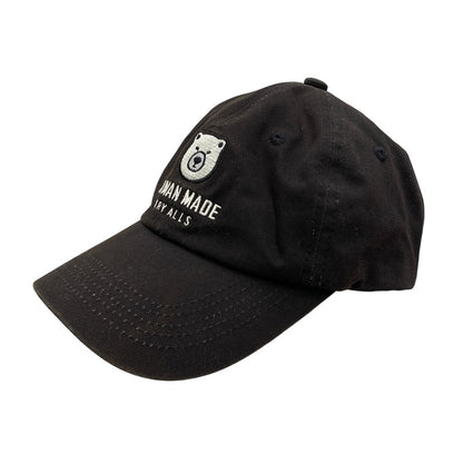 【中古品】【メンズ/レディース】 HUMAN MADE ヒューマンメード 6PANEL TWILL CAP 6パネル ツイル キャップ 帽子 185-260530-km-01-izu サイズ：F カラー：ブラック 万代Net店