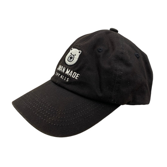 【中古品】【メンズ/レディース】 HUMAN MADE ヒューマンメード 6PANEL TWILL CAP 6パネル ツイル キャップ 帽子 185-260530-km-01-izu サイズ：F カラー：ブラック 万代Net店