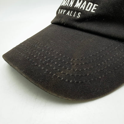 【中古品】【メンズ/レディース】 HUMAN MADE ヒューマンメード 6PANEL TWILL CAP 6パネル ツイル キャップ 帽子 185-260530-km-01-izu サイズ：F カラー：ブラック 万代Net店