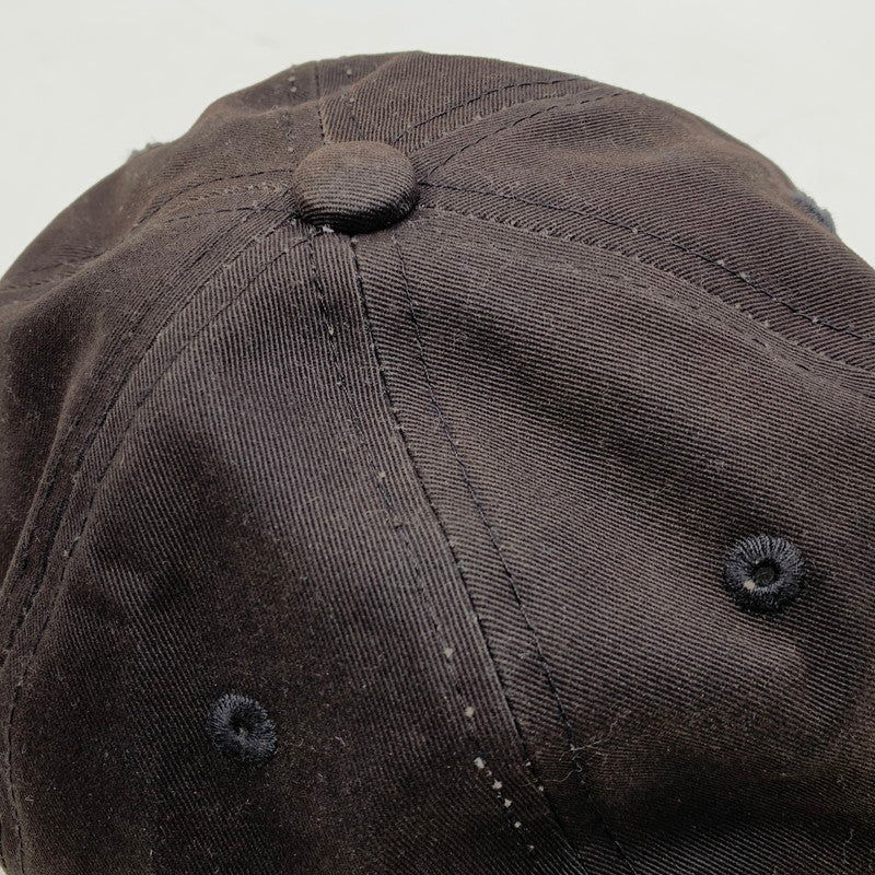 【中古品】【メンズ/レディース】 HUMAN MADE ヒューマンメード 6PANEL TWILL CAP 6パネル ツイル キャップ 帽子 185-260530-km-01-izu サイズ：F カラー：ブラック 万代Net店