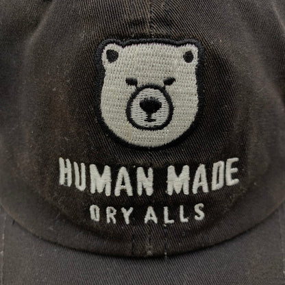 【中古品】【メンズ/レディース】 HUMAN MADE ヒューマンメード 6PANEL TWILL CAP 6パネル ツイル キャップ 帽子 185-260530-km-01-izu サイズ：F カラー：ブラック 万代Net店