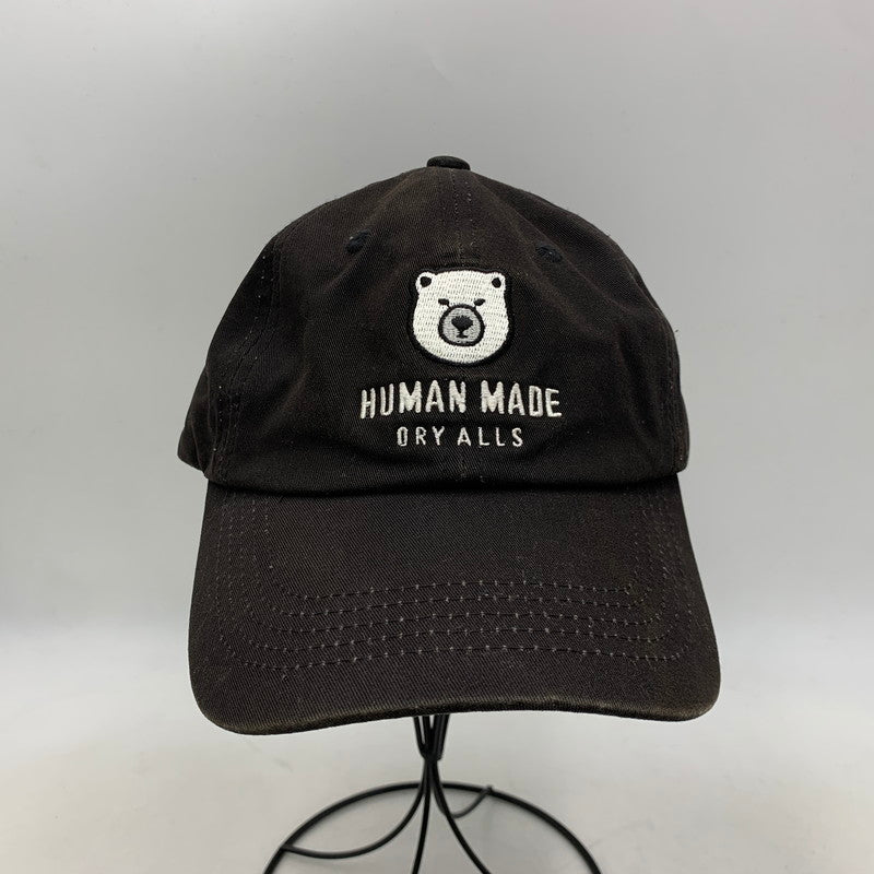 【中古品】【メンズ/レディース】 HUMAN MADE ヒューマンメード 6PANEL TWILL CAP 6パネル ツイル キャップ 帽子 185-260530-km-01-izu サイズ：F カラー：ブラック 万代Net店
