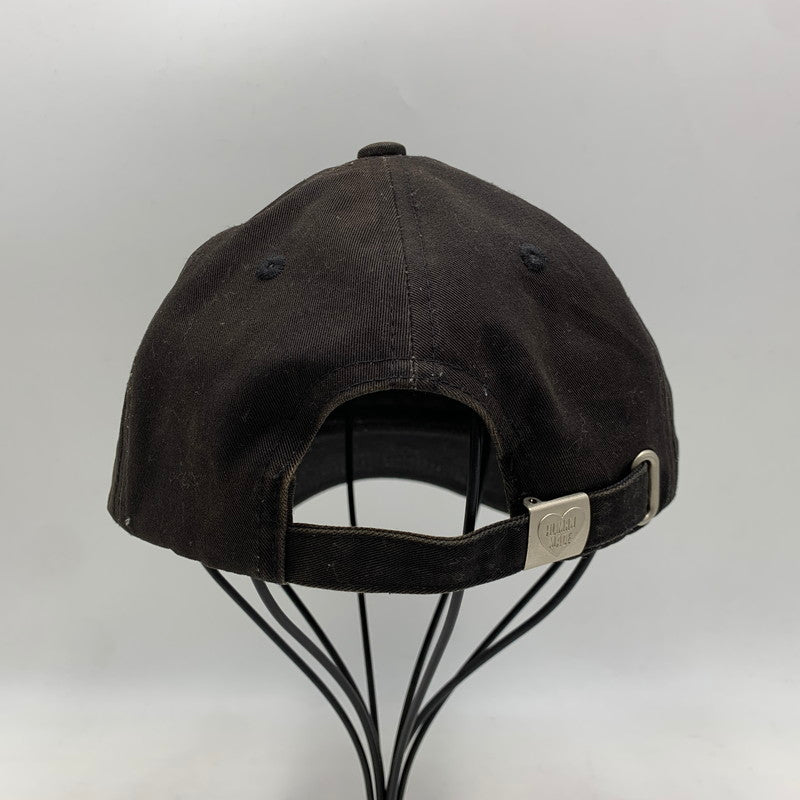 【中古品】【メンズ/レディース】 HUMAN MADE ヒューマンメード 6PANEL TWILL CAP 6パネル ツイル キャップ 帽子 185-260530-km-01-izu サイズ：F カラー：ブラック 万代Net店