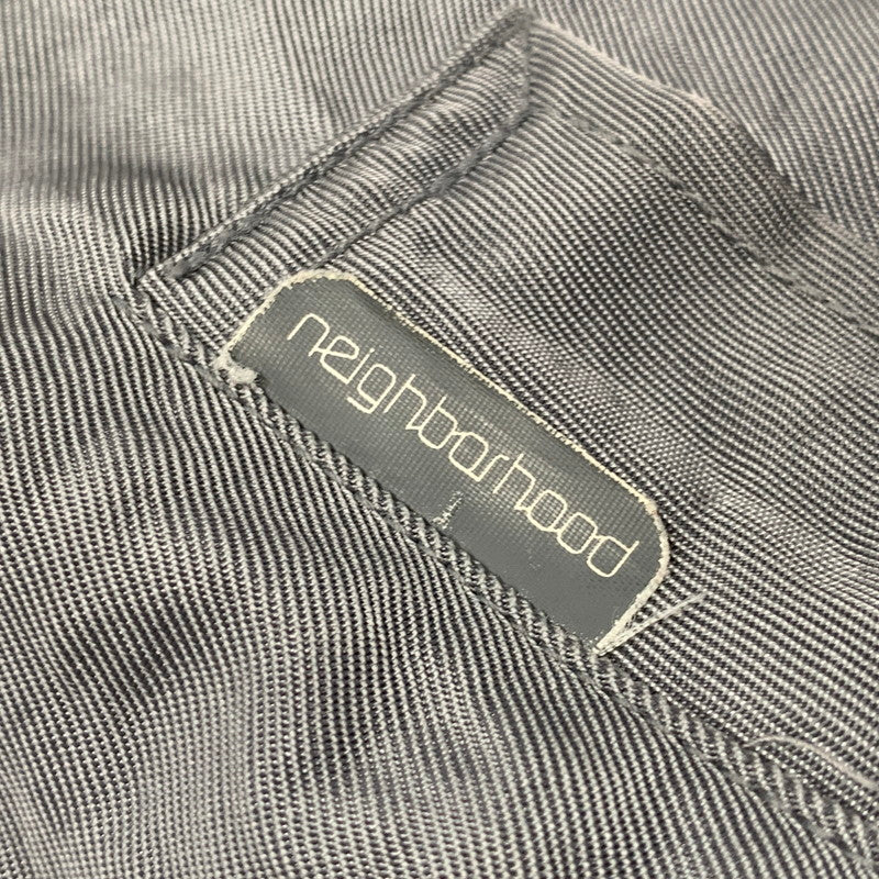 【中古品】【メンズ】 NEIGHBORHOOD ネイバーフッド GIMMICK NYLON COAT ギミック ナイロン コート アウター 142-260530-kh-14-izu サイズ：L カラー：グレー 万代Net店