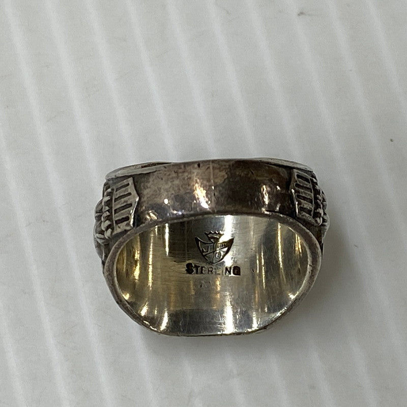 【中古品】【メンズ】 U.S.NAVY ユーエスネイビー STERLING スターリング 推定40’～50’S JO刻印 ANCHOR RING アンカー リング 指輪 アクセサリー 192-260603-cs-09-izu カラー：シルバー 万代Net店