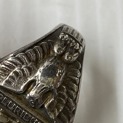 【中古品】【メンズ】 U.S.NAVY ユーエスネイビー STERLING スターリング 推定40’～50’S JO刻印 ANCHOR RING アンカー リング 指輪 アクセサリー 192-260603-cs-09-izu カラー：シルバー 万代Net店