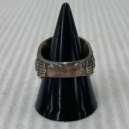 【中古品】【メンズ】 U.S.NAVY ユーエスネイビー STERLING スターリング 推定40’～50’S JO刻印 ANCHOR RING アンカー リング 指輪 アクセサリー 192-260603-cs-09-izu カラー：シルバー 万代Net店