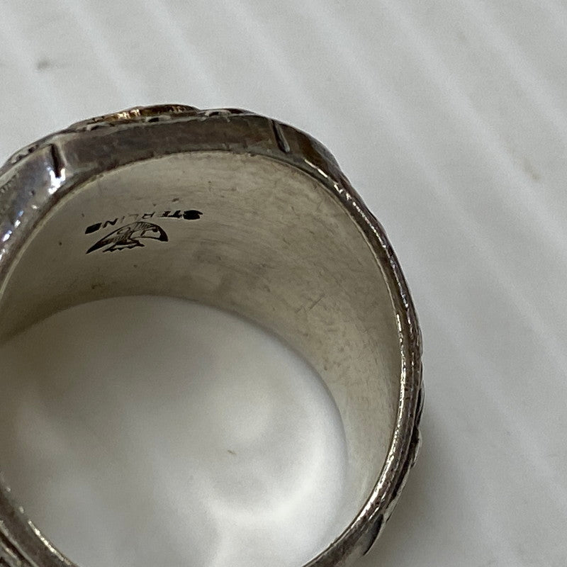 【中古品】【メンズ】 U.S.NAVY ユーエスネイビー STERLING スターリング 推定40’～50’S JO刻印 ANCHOR RING アンカー リング 指輪 アクセサリー 192-260603-cs-09-izu カラー：シルバー 万代Net店