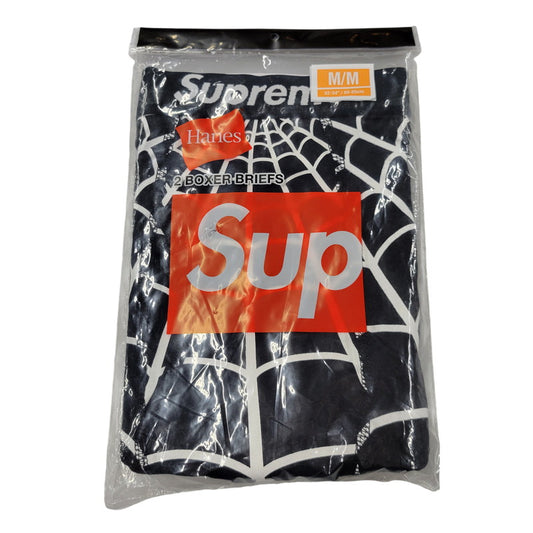 【中古美品】【メンズ】 SUPREME シュプリーム × HANES ヘインズ 26SS SPIDER-MAN BOXER BRIEFS スパイダーマン ボクサーブリーフス 208-260529-ya-02-izu サイズ：M/M カラー：BLACK 万代Net店