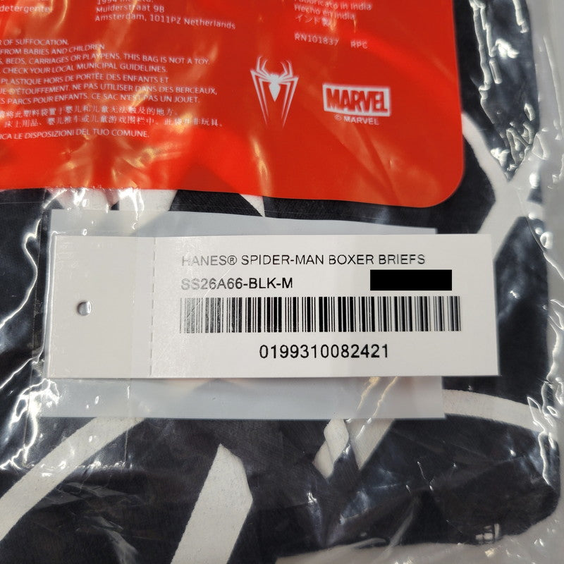 【中古美品】【メンズ】 SUPREME シュプリーム × HANES ヘインズ 26SS SPIDER-MAN BOXER BRIEFS スパイダーマン ボクサーブリーフス 208-260529-ya-02-izu サイズ：M/M カラー：BLACK 万代Net店