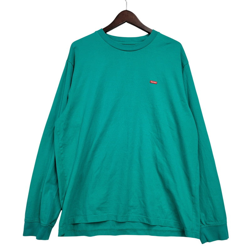 【中古品】【メンズ】 SUPREME シュプリーム SMALL BOX L/S TEE スモール ボックス ロングスリーブ Tシャツ トップス 長袖 149-260529-ya-08-izu サイズ：L カラー：GREEN 万代Net店