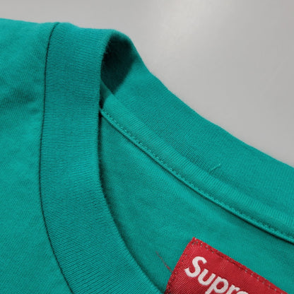 【中古品】【メンズ】 SUPREME シュプリーム SMALL BOX L/S TEE スモール ボックス ロングスリーブ Tシャツ トップス 長袖 149-260529-ya-08-izu サイズ：L カラー：GREEN 万代Net店