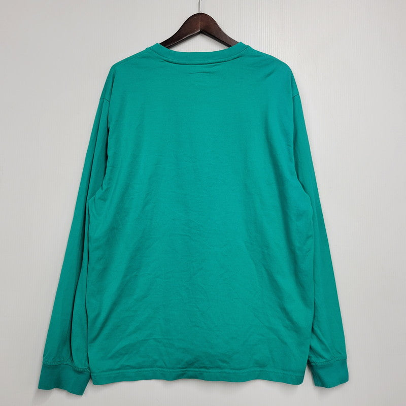 【中古品】【メンズ】 SUPREME シュプリーム SMALL BOX L/S TEE スモール ボックス ロングスリーブ Tシャツ トップス 長袖 149-260529-ya-08-izu サイズ：L カラー：GREEN 万代Net店
