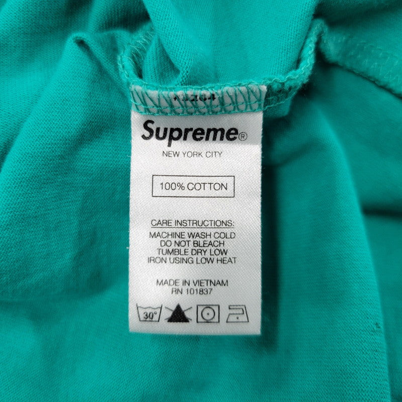 【中古品】【メンズ】 SUPREME シュプリーム SMALL BOX L/S TEE スモール ボックス ロングスリーブ Tシャツ トップス 長袖 149-260529-ya-08-izu サイズ：L カラー：GREEN 万代Net店