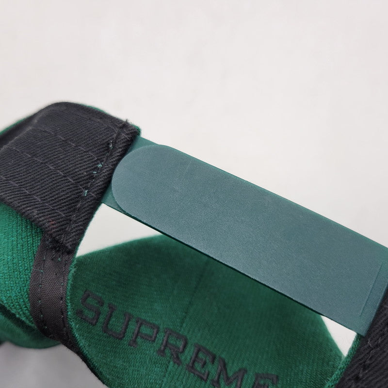 【中古品】【メンズ】 SUPREME シュプリーム 21FW ARABIC LOGO 5-PANEL CAP アラビック ロゴ ファイブパネル キャップ 帽子 185-260529-ya-01-izu サイズ：F カラー：グリーン 万代Net店