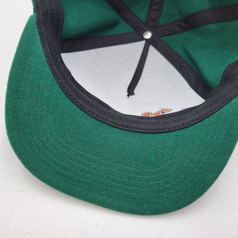 【中古品】【メンズ】 SUPREME シュプリーム 21FW ARABIC LOGO 5-PANEL CAP アラビック ロゴ ファイブパネル キャップ 帽子 185-260529-ya-01-izu サイズ：F カラー：グリーン 万代Net店