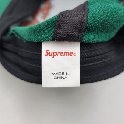 【中古品】【メンズ】 SUPREME シュプリーム 21FW ARABIC LOGO 5-PANEL CAP アラビック ロゴ ファイブパネル キャップ 帽子 185-260529-ya-01-izu サイズ：F カラー：グリーン 万代Net店