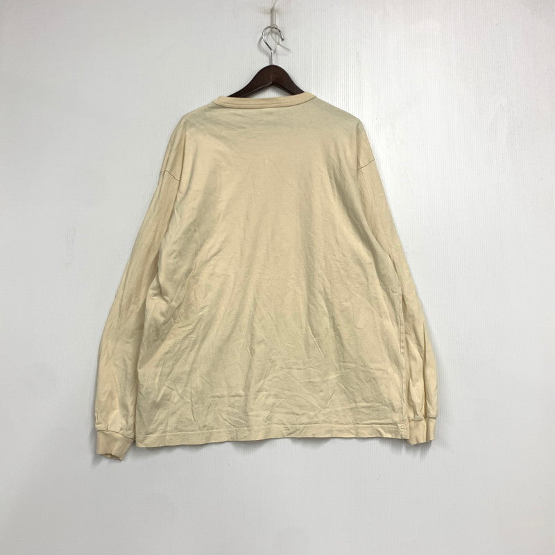【中古品】【メンズ】 WTAPS ダブルタップス × CHAMPION チャンピオン C8-U421 ACADEMY LS COTTON アカデミー ロングスリーブ コットン トップス 長袖 142-260531-ya-05-izu サイズ：XL カラー：クリーム 万代Net店