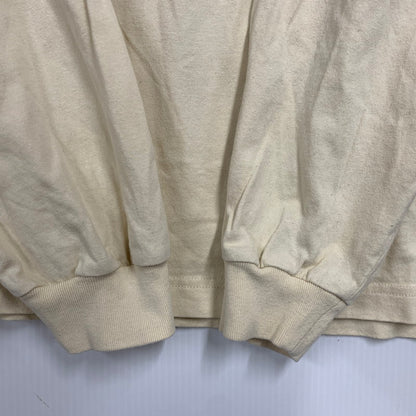 【中古品】【メンズ】 WTAPS ダブルタップス × CHAMPION チャンピオン C8-U421 ACADEMY LS COTTON アカデミー ロングスリーブ コットン トップス 長袖 142-260531-ya-05-izu サイズ：XL カラー：クリーム 万代Net店