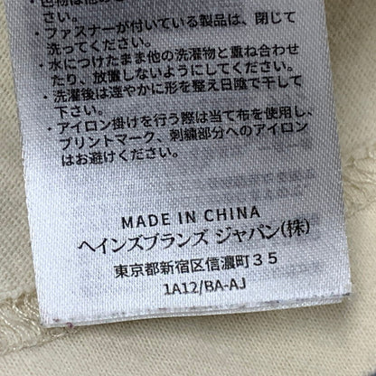 【中古品】【メンズ】 WTAPS ダブルタップス × CHAMPION チャンピオン C8-U421 ACADEMY LS COTTON アカデミー ロングスリーブ コットン トップス 長袖 142-260531-ya-05-izu サイズ：XL カラー：クリーム 万代Net店