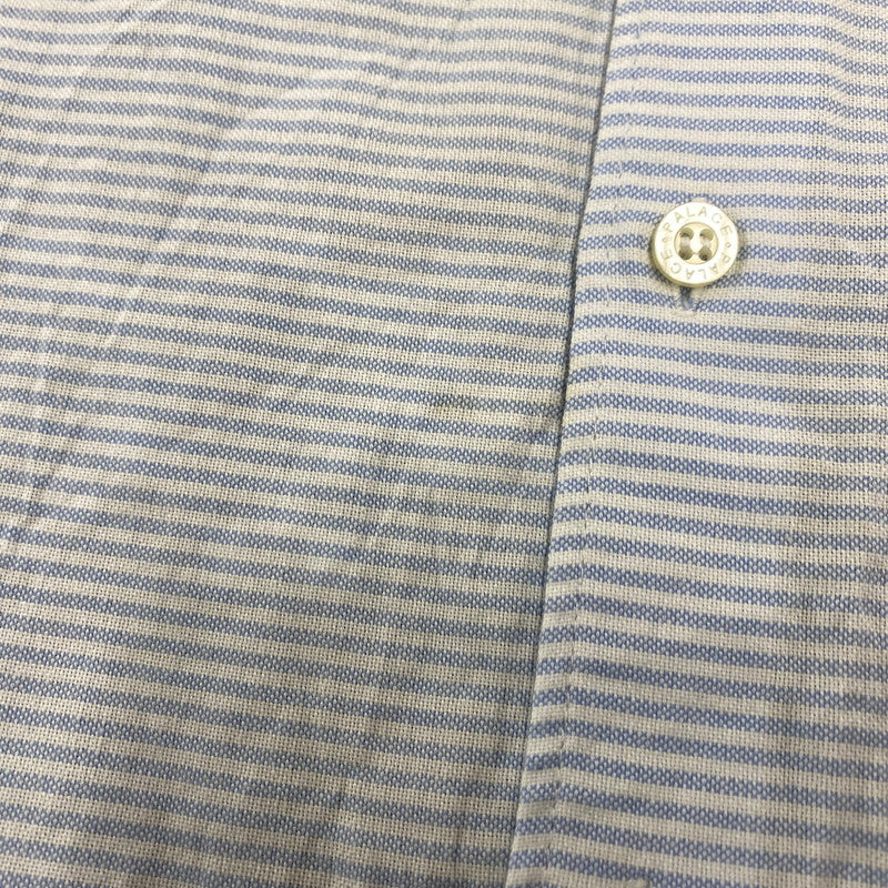 【中古品】【メンズ】 PALACE パレス HIPPY SALUTE SHIRT ヒッピー サルート シャツ トップス 長袖 142-260529-ya-10-izu サイズ：L カラー：ブルー×ホワイト 万代Net店