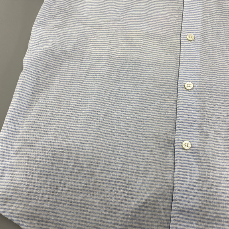 【中古品】【メンズ】 PALACE パレス HIPPY SALUTE SHIRT ヒッピー サルート シャツ トップス 長袖 142-260529-ya-10-izu サイズ：L カラー：ブルー×ホワイト 万代Net店