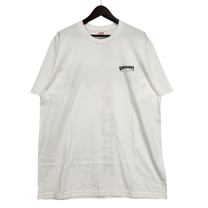 【中古美品】【メンズ】 SUPREME シュプリーム × THRASHER スラッシャー 24SS CROSS TEE クロス Tシャツ トップス 半袖 149-260529-ya-06-izu サイズ：L カラー：WHITE 万代Net店