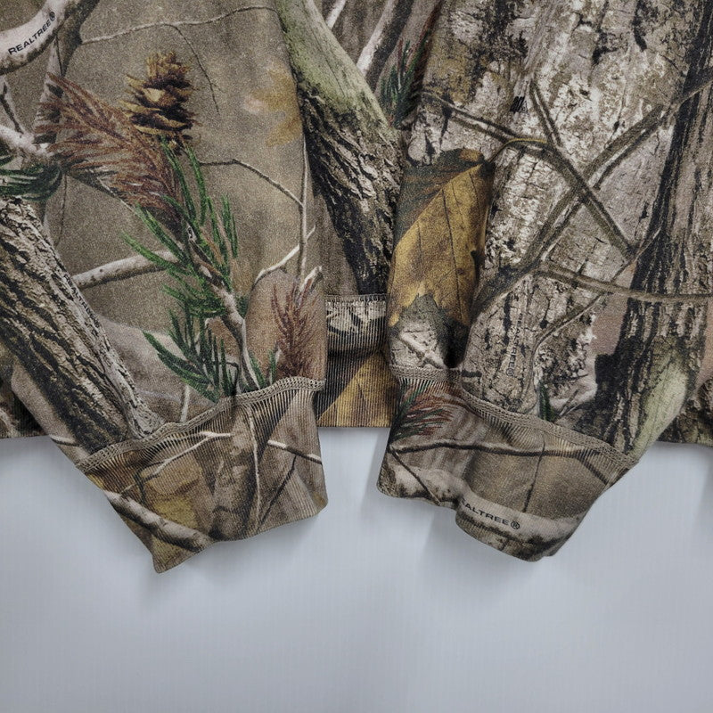 【中古品】【メンズ】 Supreme シュプリーム BOX LOGO HOODED SWEATSHIRT REALTREE AP CAMO ボックスロゴフーデッドスウェットシャツ パーカー 149-260601-as-04-izu サイズ：XL カラー：マルチカラー 万代Net店
